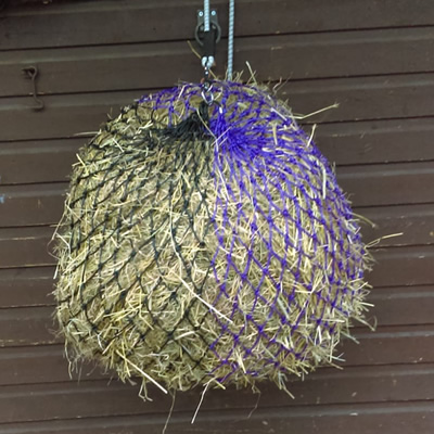 48 inch Purple/Black Easy-Net Hay Net