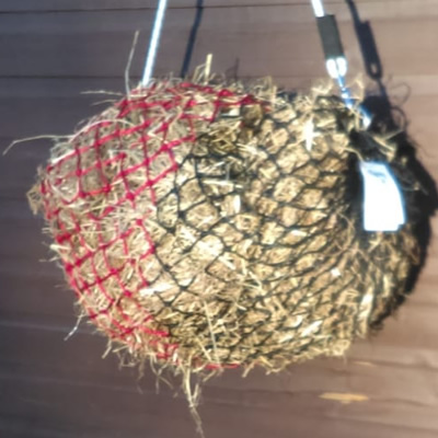 46 inch Red/Black Easy-Net Hay Net